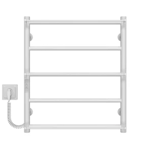 Рушникосушарка електрична Ladder П5 500х600 Deffi нержавіюча сталь (Білий, WD03, Ліве підключення) №1