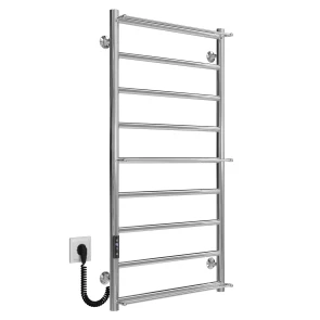 Полотенцесушитель электрический Ladder П9 500х1000 Deffi нержавеющая сталь (Хром, JD03, Левое подключение) №2
