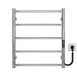 Рушникосушарка електрична Ladder П5 500х600 Deffi нержавіюча сталь (Хром, JD03, Праве підключення) №1