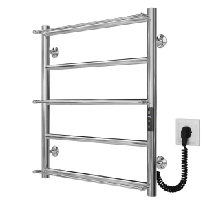 Рушникосушарка електрична Ladder П5 500х600 Deffi нержавіюча сталь (Хром, JD03, Праве підключення) №2