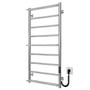 Рушникосушарка електрична Ladder П9 500х1000 Deffi нержавіюча сталь (Хром, JD03, Праве підключення) №2