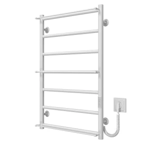 Рушникосушарка електрична Ladder П7 500х800 Deffi нержавіюча сталь (Білий, WD03, Праве підключення) №2