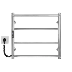 Рушникосушарка електрична Ladder П4 400х500 Deffi нержавіюча сталь (Хром, JD03, Ліве підключення) №1