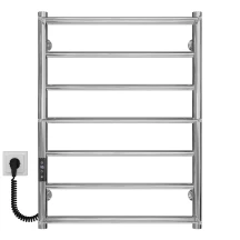Полотенцесушитель электрический Ladder П7 500х700 Deffi нержавеющая сталь (Хром, JD03, Левое подключение)