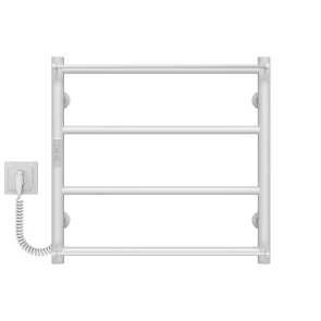 Рушникосушарка електрична Ladder П4 400х500 Deffi нержавіюча сталь (Білий, WD03, Ліве підключення) №1
