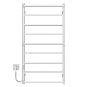Полотенцесушитель электрический Ladder П9 500х1000 Deffi нержавеющая сталь (Белый, WD03, Левое подключение) №1