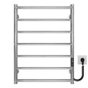 Рушникосушарка електрична Ladder П7 500х700 Deffi нержавіюча сталь (Хром, JD03, Праве підключення) №1
