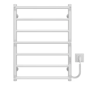 Рушникосушарка електрична Ladder П7 500х700 Deffi нержавіюча сталь (Білий, WD03, Праве підключення) №1