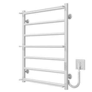 Рушникосушарка електрична Ladder П7 500х700 Deffi нержавіюча сталь (Білий, WD03, Праве підключення) №2