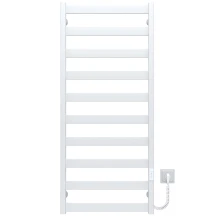 Полотенцесушитель электрический Harmony П10 500х1200 Deffi крашеная сталь (Белый, WD04, Правое подключение)