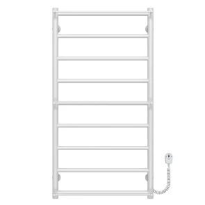 Полотенцесушитель электрический Ladder П9 500х1000 Deffi нержавеющая сталь (Белый, EF16, Правое подключение) №1