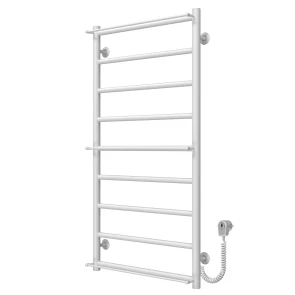 Полотенцесушитель электрический Ladder П9 500х1000 Deffi нержавеющая сталь (Белый, EF16, Правое подключение) №2