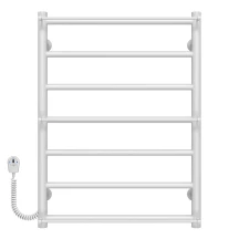 Рушникосушарка електрична Ladder П7 500х700 Deffi нержавіюча сталь (Білий, EF16, Ліве підключення)