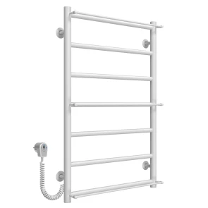 Полотенцесушитель электрический Ladder П7 500х800 Deffi нержавеющая сталь (Белый, EF16, Левое подключение) №2