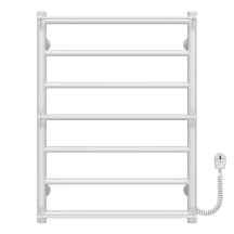 Рушникосушарка електрична Ladder П7 500х700 Deffi нержавіюча сталь (Білий, EF16, Праве підключення)