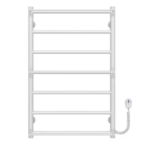 Рушникосушарка електрична Ladder П7 500х800 Deffi нержавіюча сталь (Білий, EF16, Праве підключення) №1