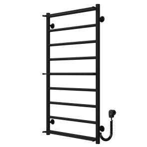 Рушникосушарка електрична Ladder П9 500х1000 Deffi нержавіюча сталь (Чорний, EF16, Праве підключення) №2