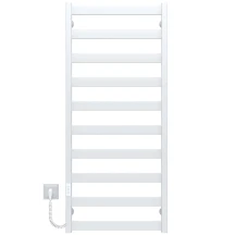 Полотенцесушитель электрический Harmony П10 500х1200 Deffi крашеная сталь (Белый, WD04, Левое подключение)