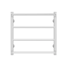Рушникосушарка водяна Ladder П4 400х500 Deffi нержавіюча сталь (Білий, Нижнє підключення)