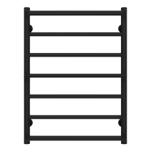 Рушникосушарка водяна Ladder П7 500х700 Deffi нержавіюча сталь (Чорний, Бокове ліве підключення)