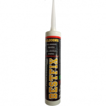 Силиконовый герметик универсальный (санитарный) белый BESTFIX GP Acetic SiliconeSealant White 280гр