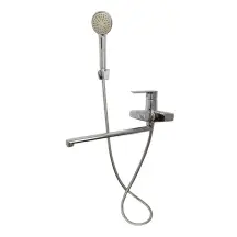 Смеситель для ванны WEZER NKM1-439, поворотное излияние, хром