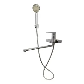 Смеситель для ванны WEZER NKM1-439, поворотное излияние, хром №1