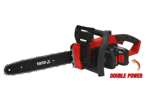 Аккумуляторная цепная пила YATO 36 В (2 x Li-Ion 18 В) 2 Ач 14"/35 см №5