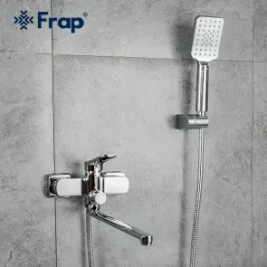 Смеситель для ванны Frap F2261, хром №2