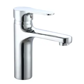 Змішувач для умивальника WEZER VRL123-14, Ø35, хром №1