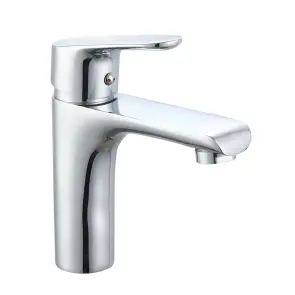 Смеситель для умывальника WEZER VRL120-11, Ø35, хром №1