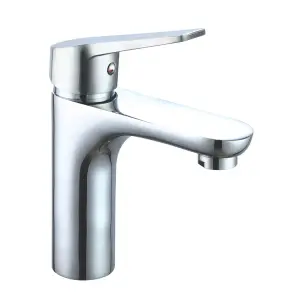 Змішувач для умивальника WEZER VRL112-02, Ø35, хром №1