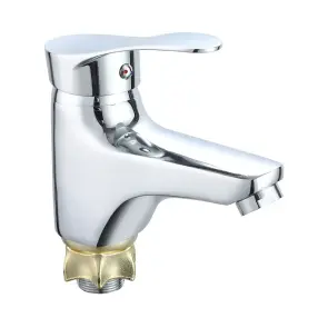 Змішувач для умивальника WEZER VRL114-04, Ø40, хром №1