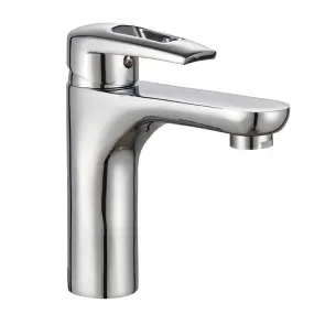 Змішувач для умивальника WEZER VRL113-03, Ø35, хром №1