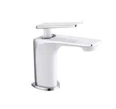 Смеситель для умывальника Frap F1058, белый/хром