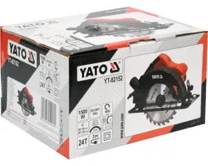 Пила дисковая сетевая YATO 1500 Вт диск 185 x 20 x 2.8 мм 0-45° 65 мм №4