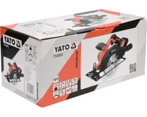Пила дисковая аккумуляторная YATO Li-Ion 18 В 2 Ач диск 165 мм №3