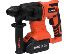 Перфоратор аккумуляторный SDS+ YATO Li-Ion 18 В 3 Ач