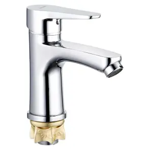 WEZER PUD1-045 Смеситель для умывальника, хром №1