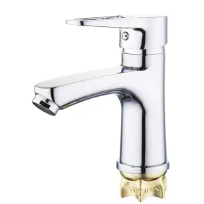 WEZER PUD1-045 Смеситель для умывальника, хром №2