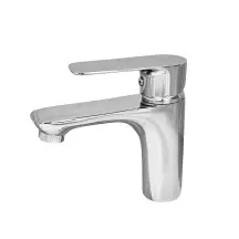 Смеситель для умывальника WEZER JEX1-550, гайка, Ø35, хром