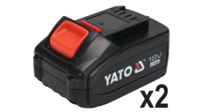 Дрель-шуруповерт аккумуляторный бесщеточный Li-Ion YATO: 2x 18 В, 3АГод, крутн.мом.- 75 Нм, патр Ø=1.5-13 мм YT-82791 №13