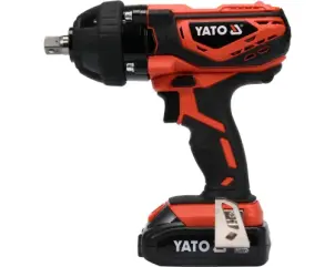Гайковерт ударнийакумуляторний YATO Li-Ion 18 В 2 Агод 300 Нм + 4 насадки №2