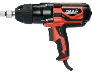 Гайковерт ударний мережевий YATO 1/2" 1020 Вт 600 Нм 2600 об/хв + 4 головки і кейс №3