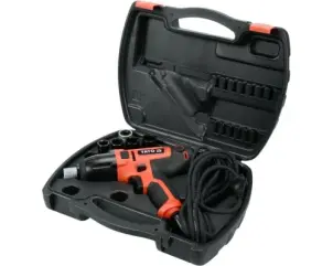 Гайковерт ударний мережевий YATO 1/2" 450 Вт 450 Нм 3300 об/хв + 4 головки і кейс №5