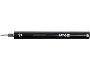 Викрутка акумуляторна з набором біт YATO Li-Ion 3.6В 450 мАгод LED-підсвітка HEX-1/4" 39 шт + кейс №2