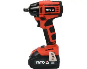 Гайковерт ударный аккумуляторный бесщеточный YATO Li-Ion 18 В 3 Ач 250 Нм 1/2" + Кейс №2
