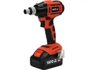 Гайковерт ударный аккумуляторный бесщеточный YATO Li-Ion 18 В 3 Ач 250 Нм 1/2" + Кейс №3