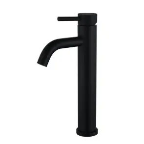 Смеситель для умывальника WEZER EKO11C-01-BLACK высокий №1