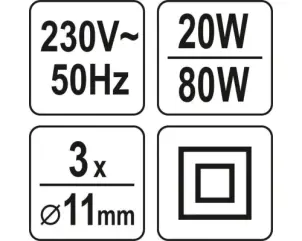 Клеевой пистолет YATO 20 (80) Вт для стержней 11.2 мм №4